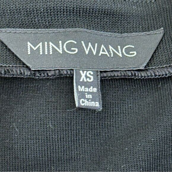 Ming Wang Toula Women’s Floral Open Knit Black Jacket Sz XSmall - Picture 2 of 9